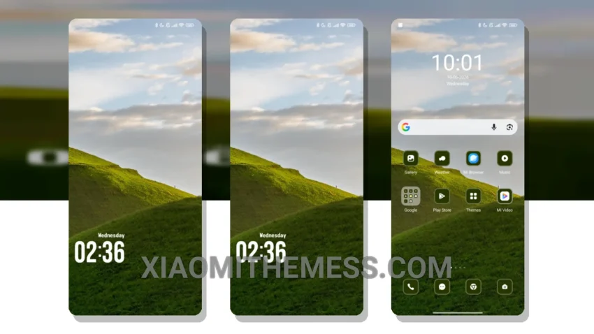 Green Trees: The Serene Pastel HyperOS Theme for Xiaomi and Redmi Phones