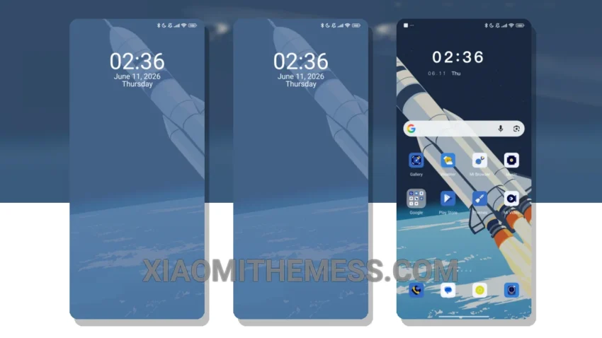 Experience The Sky Journey: A Minimal Pastel Aesthetic HyperOS Theme for Xiaomi
