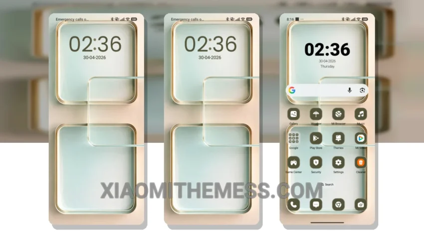 Mint Frames: Elegant Pastel HyperOS Theme for Xiaomi
