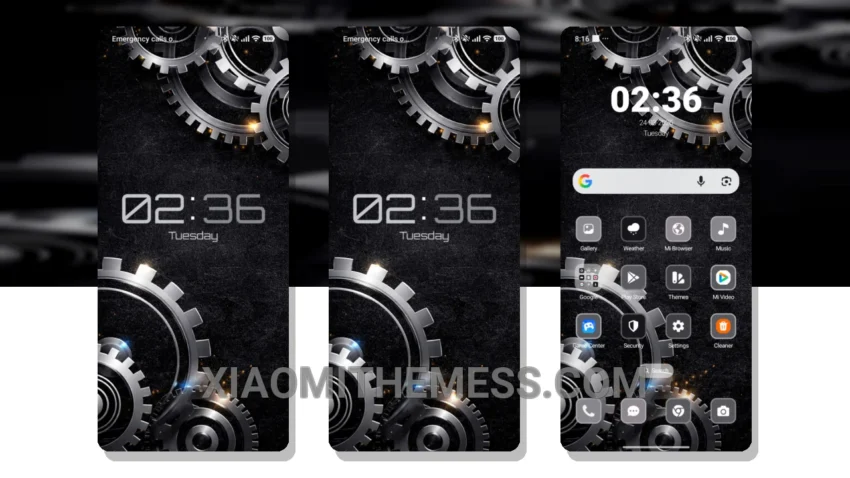 Gear Flow HyperOS Theme: Minimalist Masterpiece with 120Hz Smooth Animations