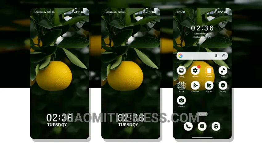 Lemon Garden HyperOS Theme: Dark Mode Optimization for Xiaomi
