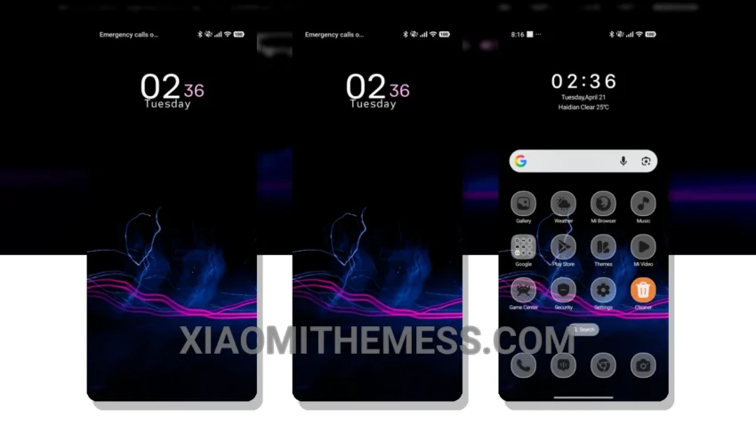 Electric Shapes Theme HyperOS Theme for Xiaomi and Redmi Phones