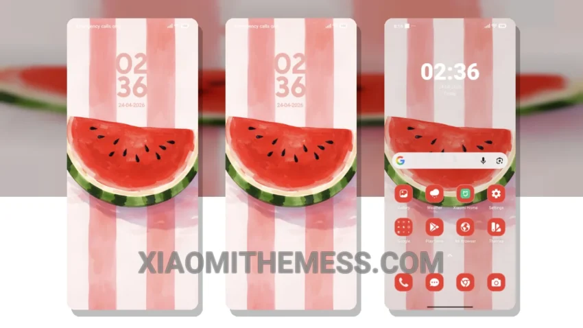 Juicy Vibes HyperOS Theme for Xiaomi and Redmi Phones
