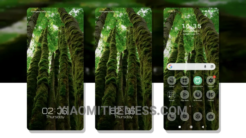 Mossy Circle HyperOS Theme: The Clean Minimalist Aesthetic for Xiaomi