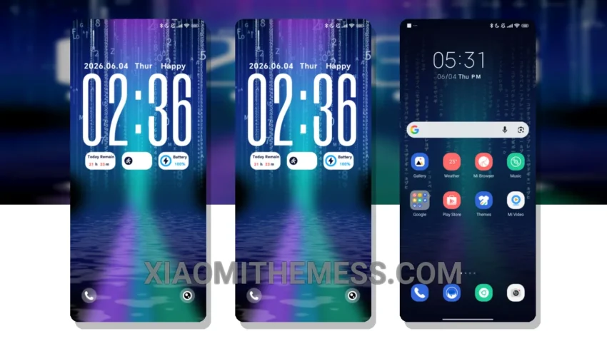 Shadow Count Light MIUI Themes for Xiaomi and Redmi Devices