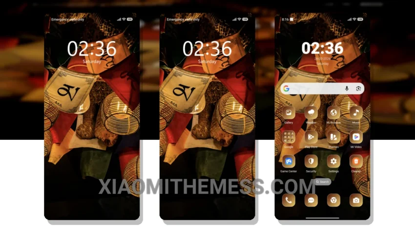 Sacred Colors: Elegant Dark Mode Theme for Xiaomi and Redmi Devices
