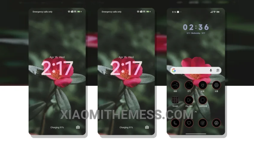 Authentic Red HyperOS Theme for Xiaomi and Redmi Phones
