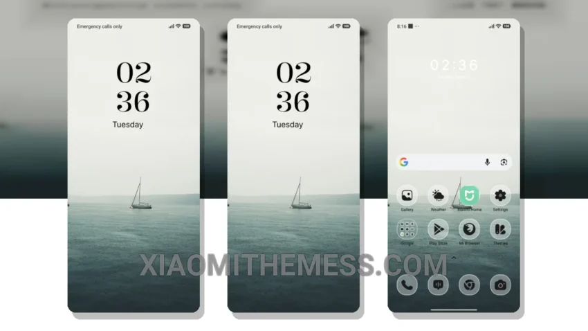 Experience the Elegance of Silent Sail HyperOS Theme for Xiaomi Phones