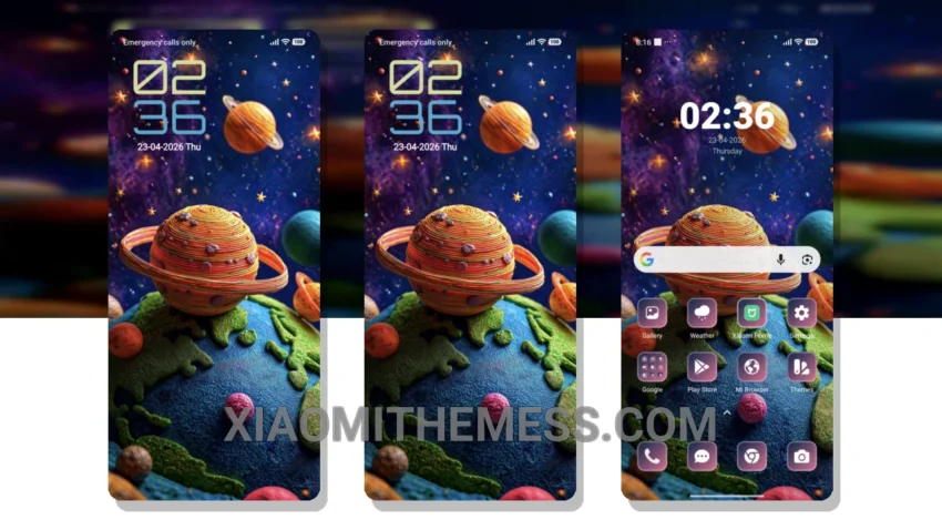 Galaxy Rest: The Celestial HyperOS Theme With a Minimal Twist