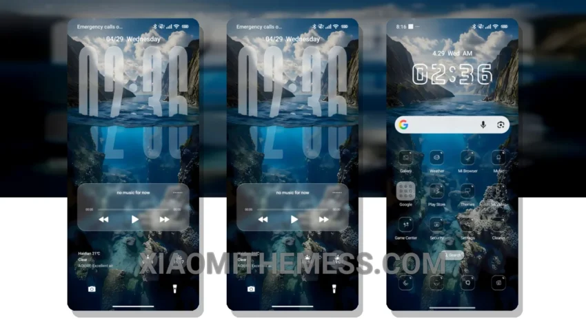 Underwater 26 HyperOS Theme: A Soothing Oceanic Design for Xiaomi Phones